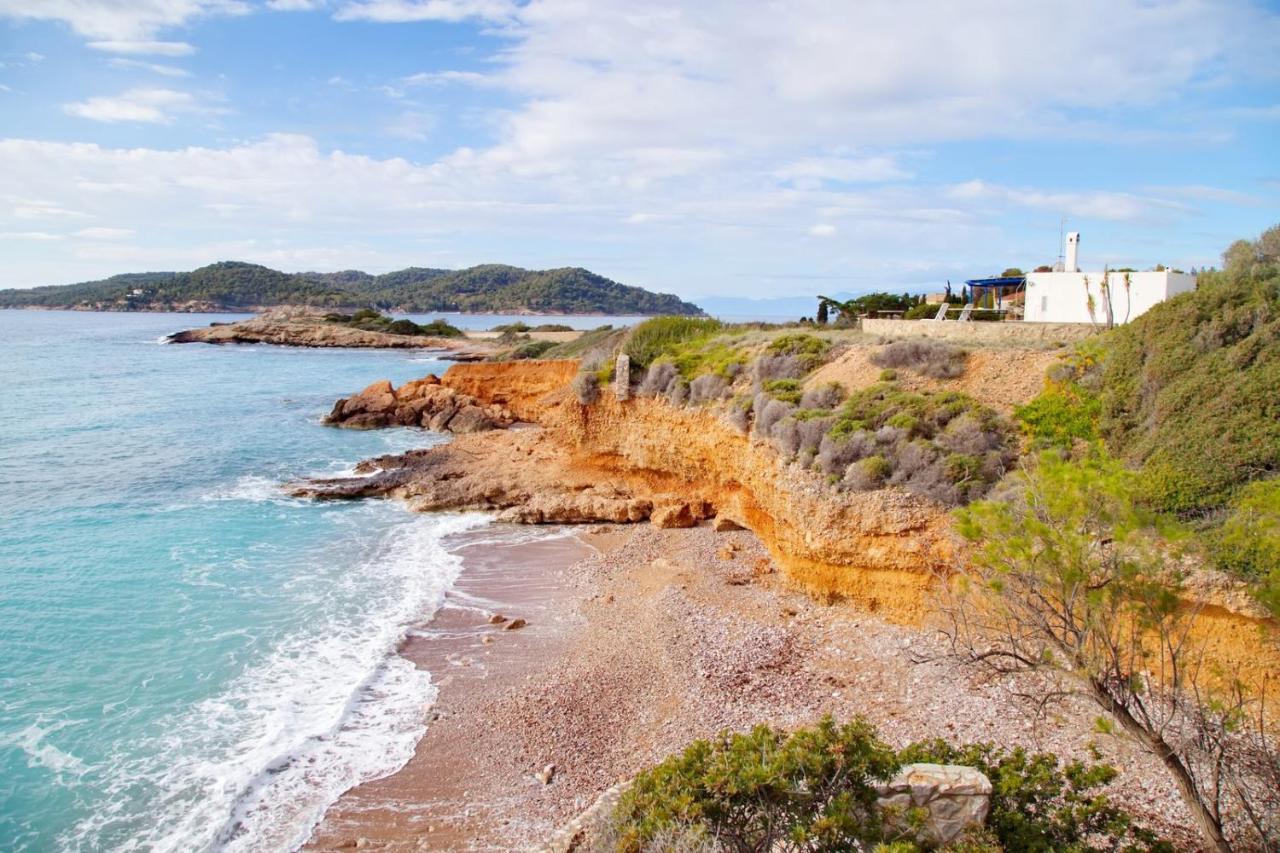 Aroura Homes 4Br Beachfront Villa Spétses Esterno foto